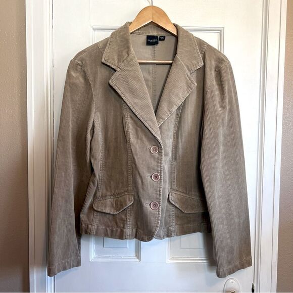 Sonoma Tan Corduroy Jacket L - Picture 1 of 8